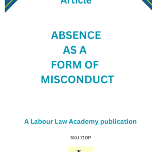 710 Absence as misconduct