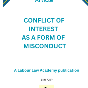 725 Conflict of interest