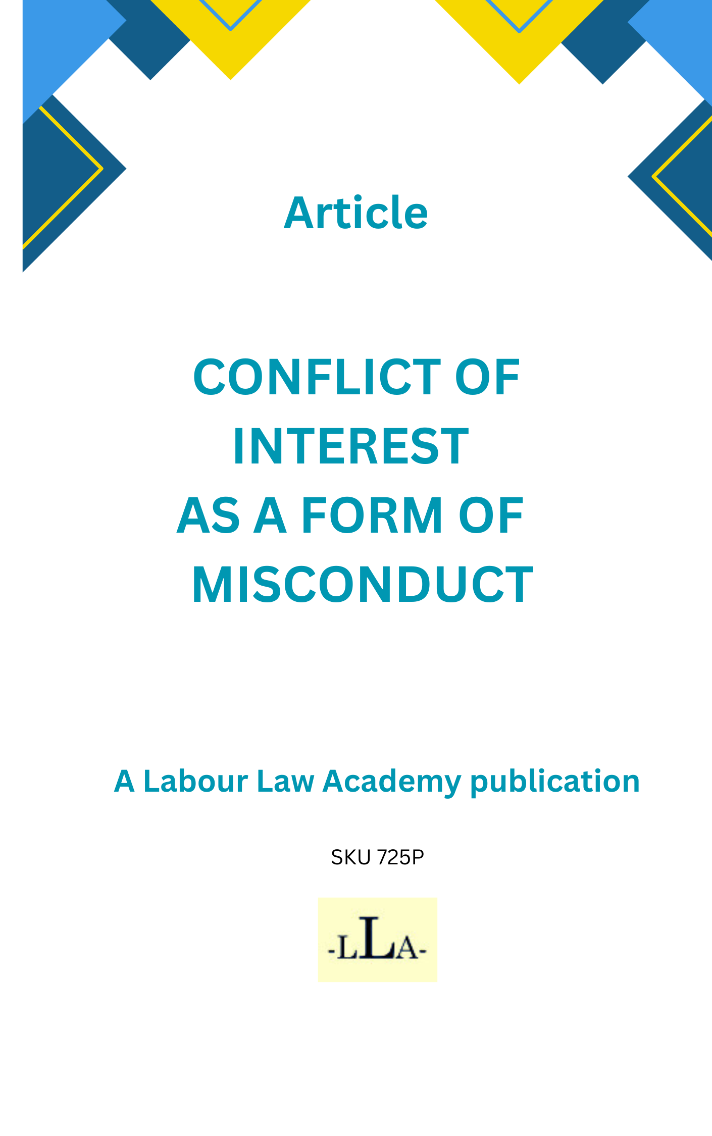 725 Conflict of interest