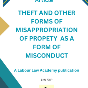 775 Theft and other alternative allegations of misconduct