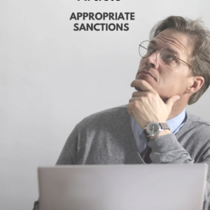645 Appropriate sanction