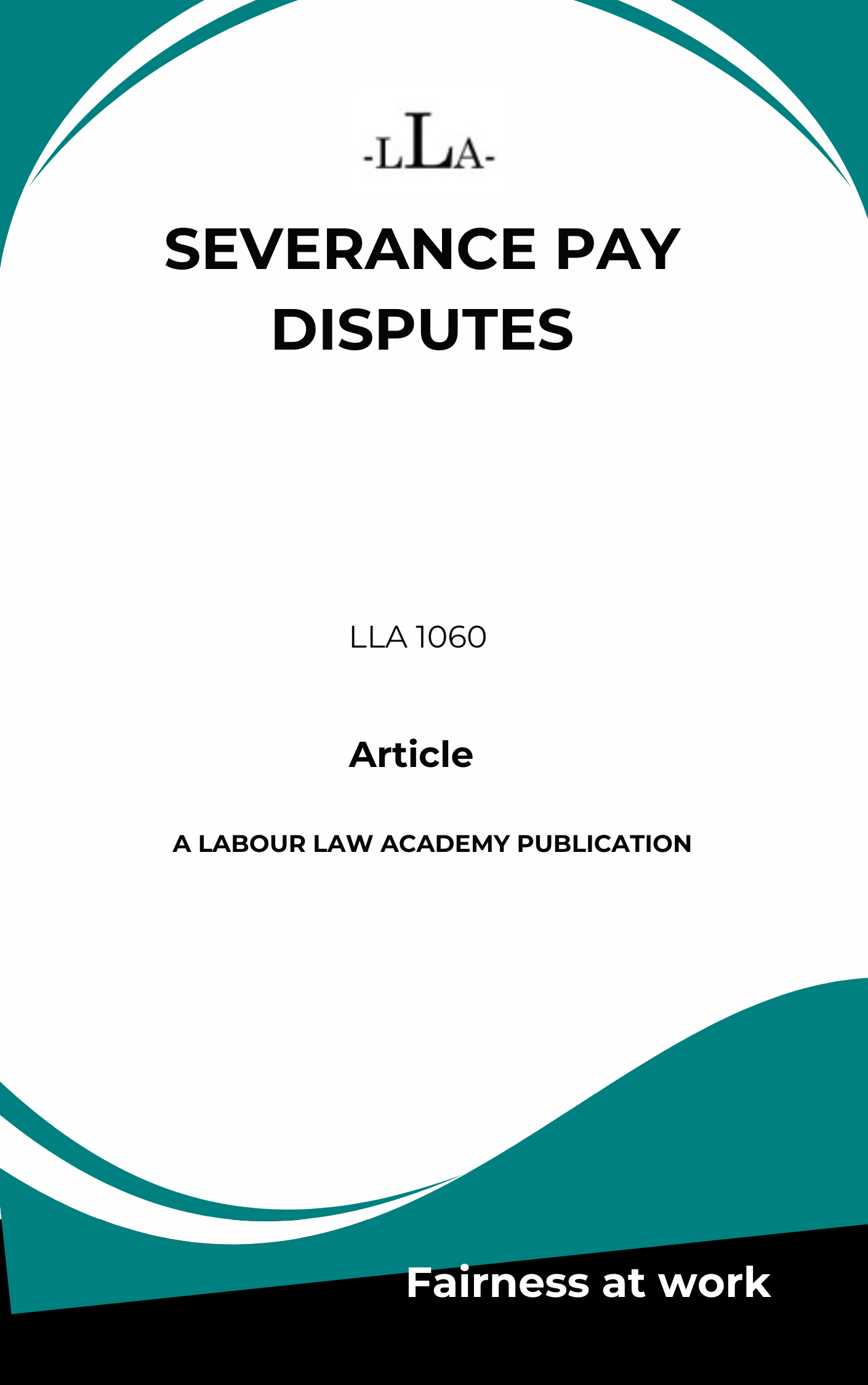 1060 Severance pay disputes