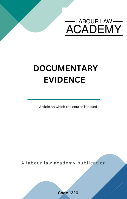 1320 Documentary evidence