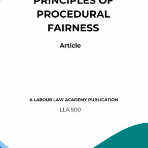 500 Principles of procedural fairness