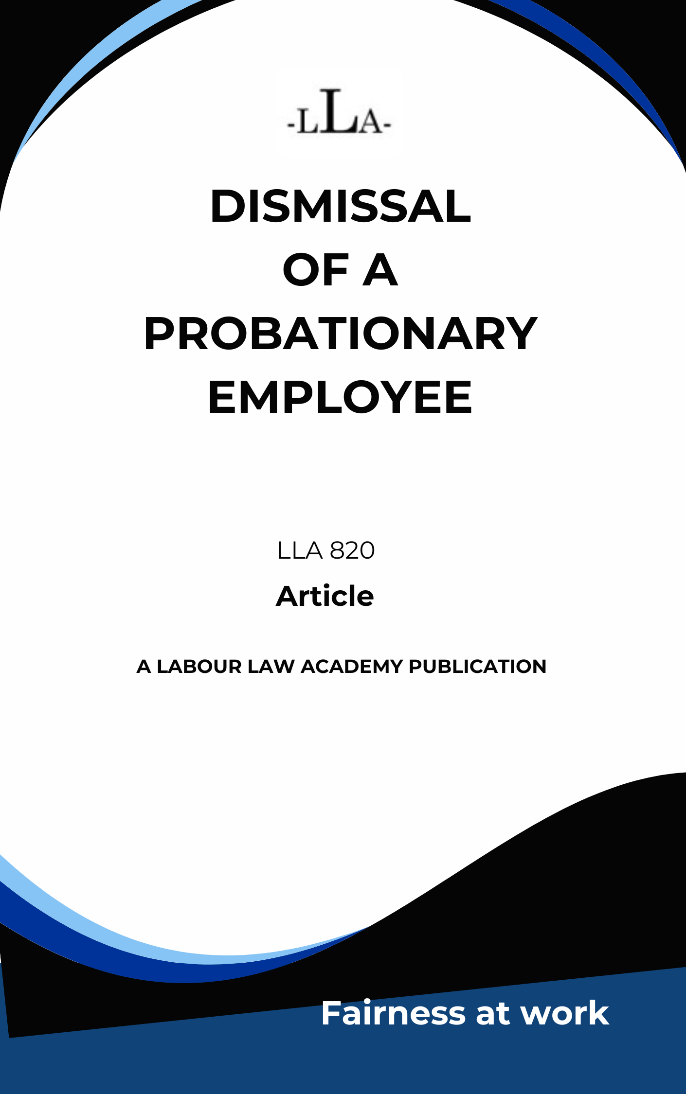 830 Dismissal of a probationary employee